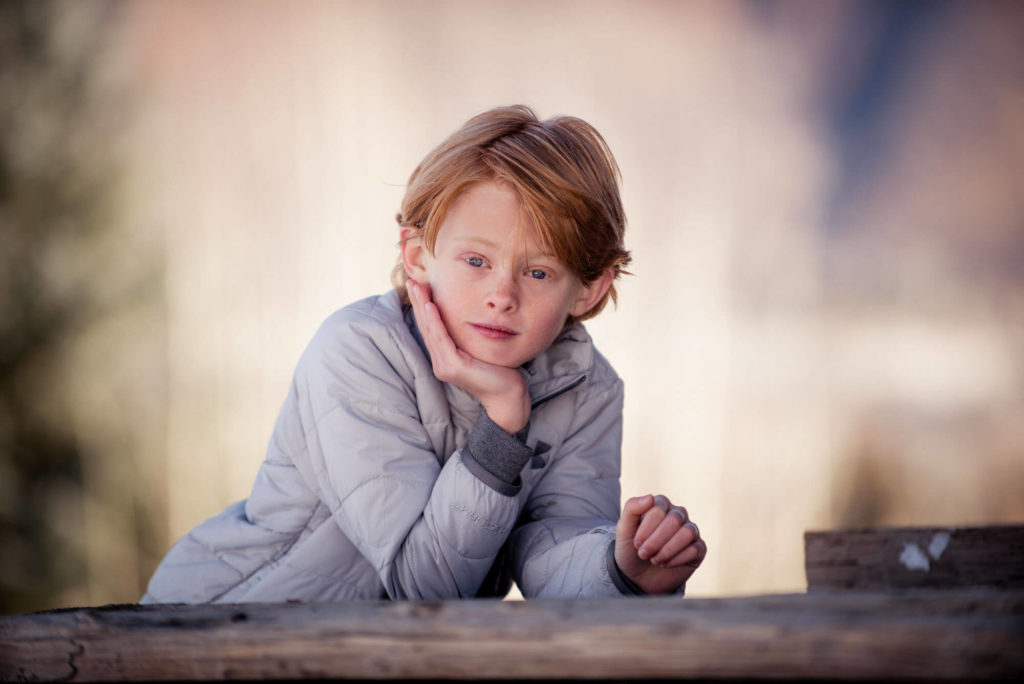 portrait of a young boy taken by Michele Cardamone