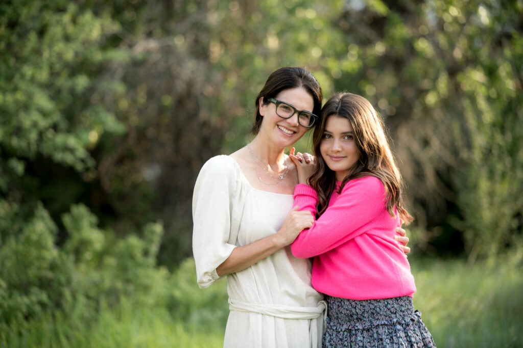 family portrait, Mother and daughter portrait