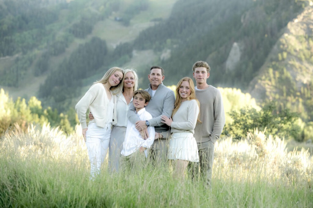Family portrait in Colorado